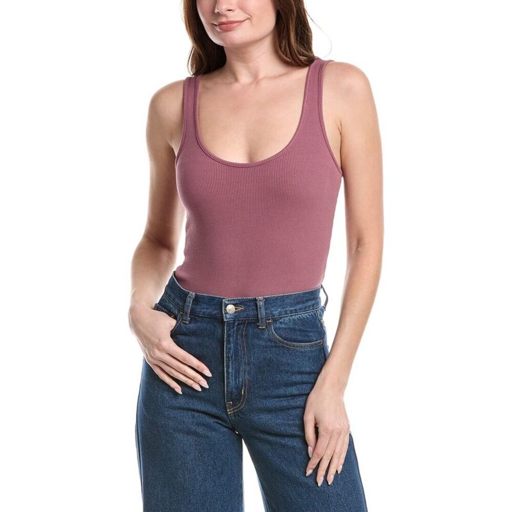 L’Agence Womens L'agence Nica Scoop Neck Tank Bodysuit